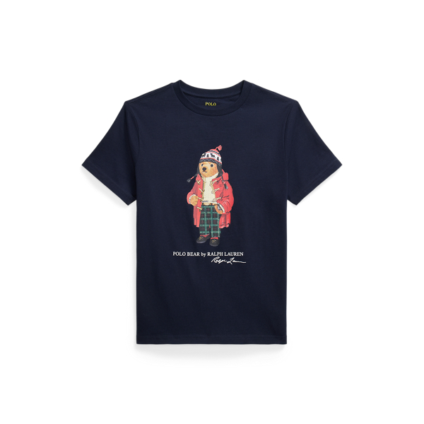 Maglietta Polo Bear in jersey di cotone