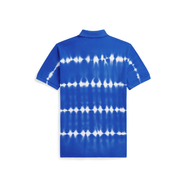 Batik-Poloshirt aus Baumwollpiqu&eacute; Boys 6-14 Years in Pazifik-Royal 2