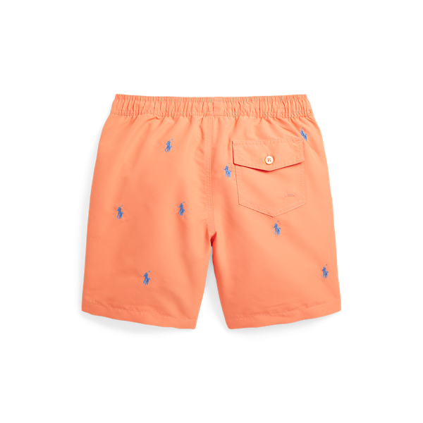 Short de bain poney Polo Traveler Boys 6-14 Years en Coquelicot 2
