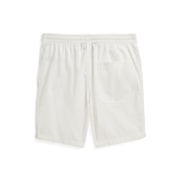 Deckwash White Cotton Twill Short Boys 8-18 2