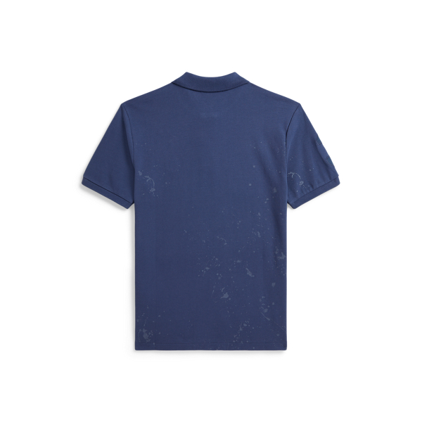 Old Royal Big Pony Paint-Print Mesh Polo Shirt Boys 8-20 2