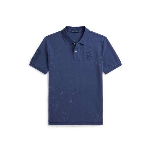 Old Royal Big Pony Paint-Print Mesh Polo Shirt Boys 8-20 1