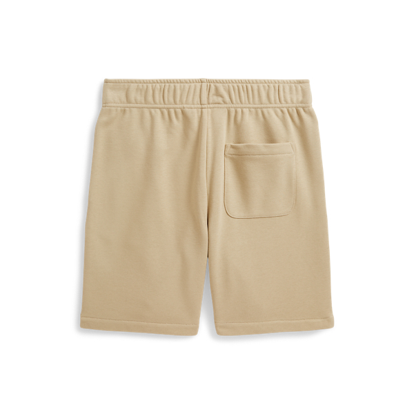 Tallow Cream Madras-Logo French Terry Short Boys 8-18 2