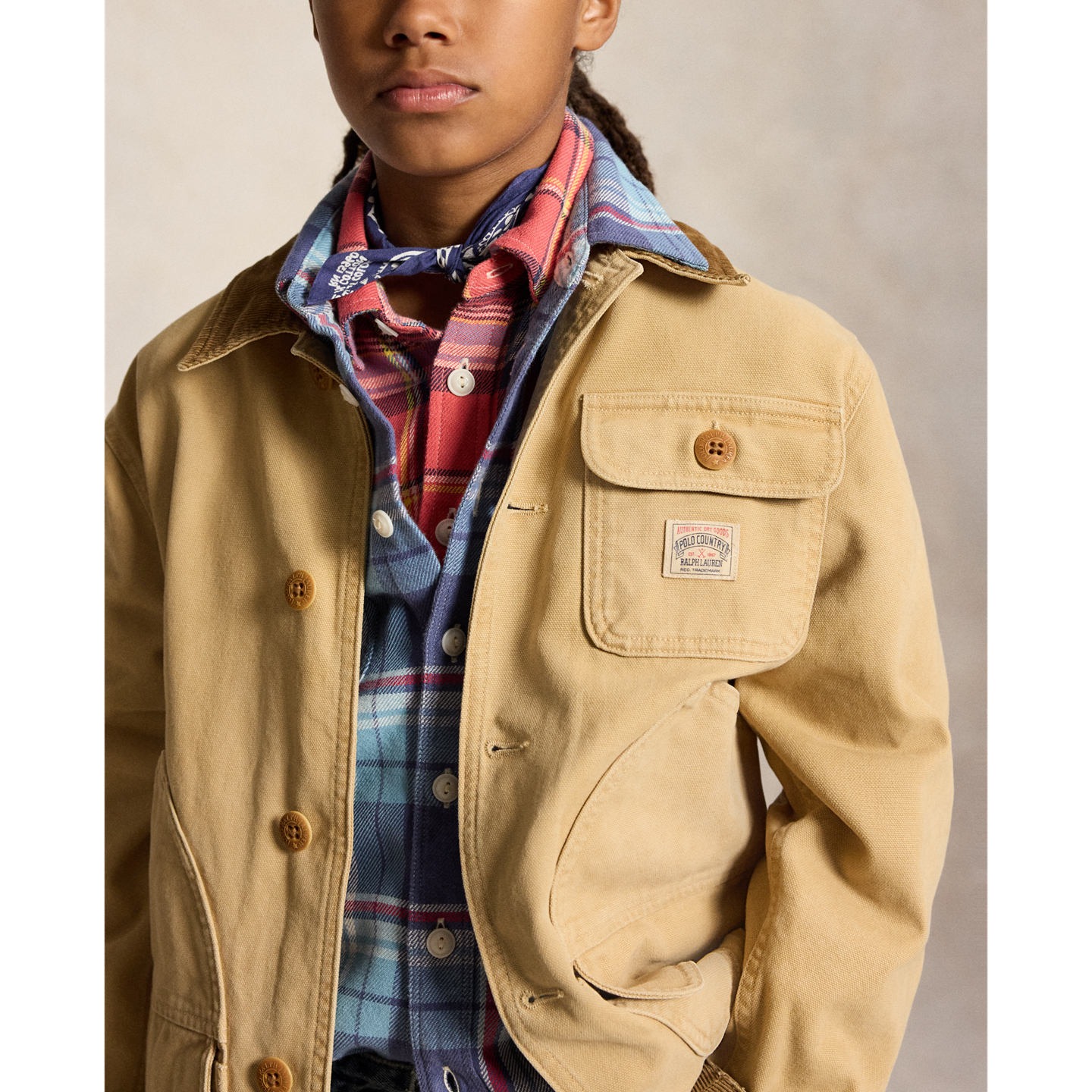 Детская куртка Ralph Lauren Polo Country Barn, цвет: Tavner — фото 3
