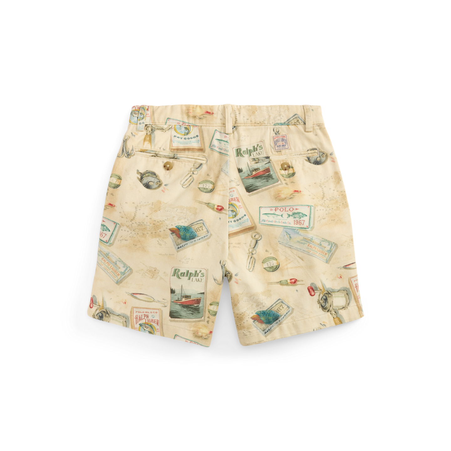Шорты Ralph Lauren Whitman Relaxed Fit Print Chino Short, цвет: С принтом — фото 1