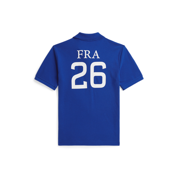 Poloshirt Frankreich aus Piqu&eacute; Boys 6-14 Years in Kreuzfahrt-Royal 2