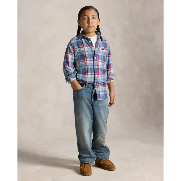 Plaid Cotton Flannel Workshirt