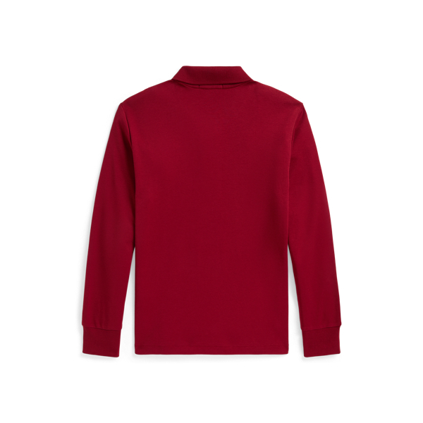 Langarm-Poloshirt aus weicher Baumwolle