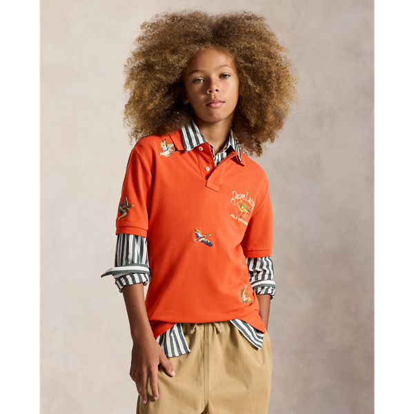 Polo Sportsman Cotton Mesh Polo Shirt