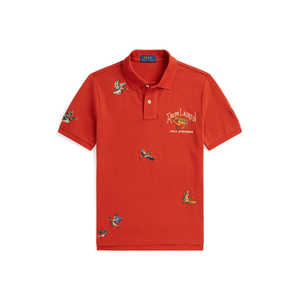 Polo Sportsman Cotton Mesh Polo Shirt