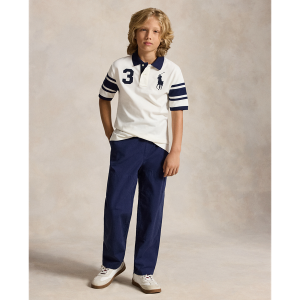Nevis Big Pony Cotton Mesh Polo Shirt Boys 8-20 4