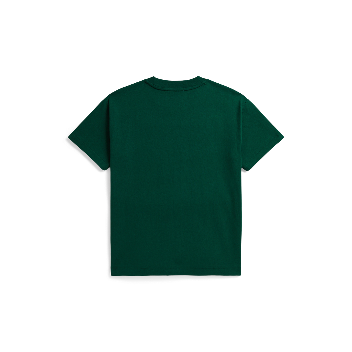 Детская футболка Ralph Lauren Big Fit Logo Cotton, цвет: Тёмно-зелёный — фото 1