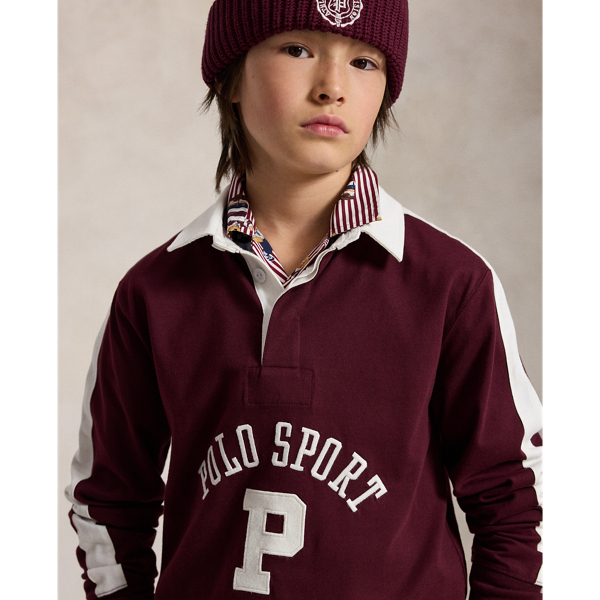 Rich Ruby Polo Sport Cotton Rugby Shirt Boys 8-20 5