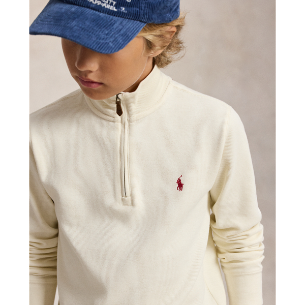 Pull demi-zipp&eacute; c&ocirc;tel&eacute; Estate