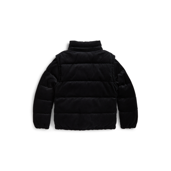 Convertible Corduroy Down Jacket