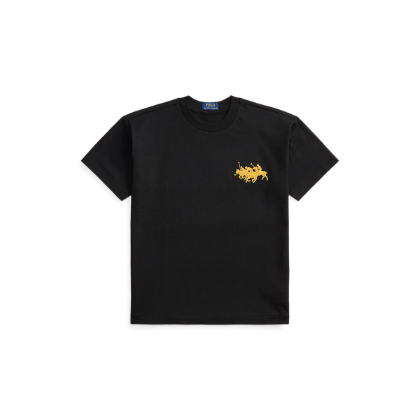 Big fit T-shirt met Triple-Pony