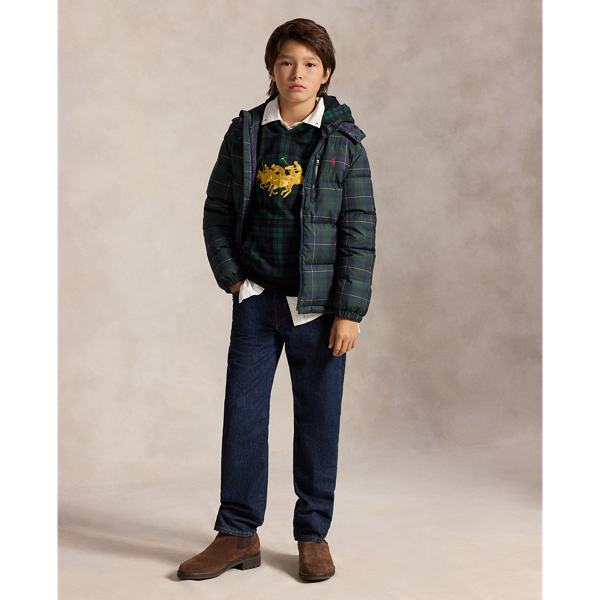 Sudadera de felpa con caballo triple