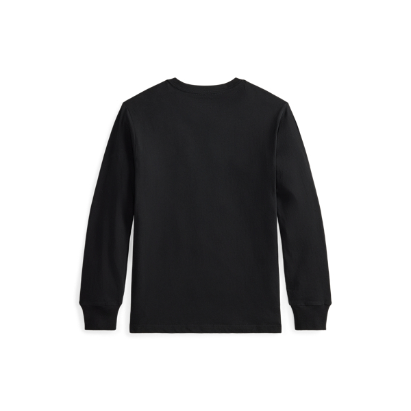 コットン ロングスリーブ グラフィック Tシャツ