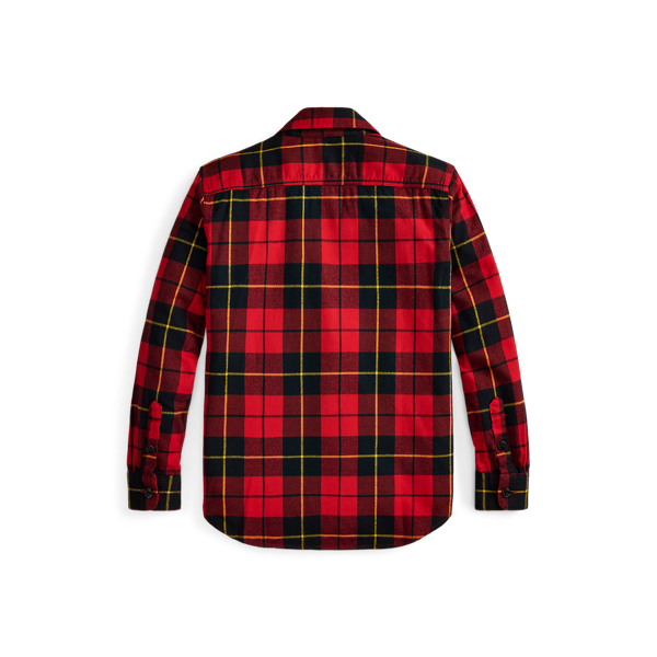 Plaid Cotton Flannel Workshirt