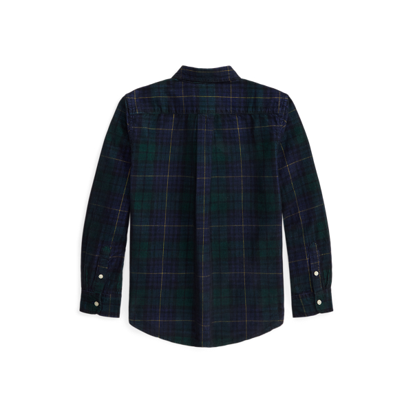 Plaid Cotton Corduroy Shirt