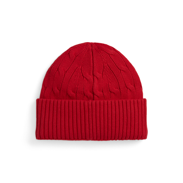 Cable-Knit Cotton Hat