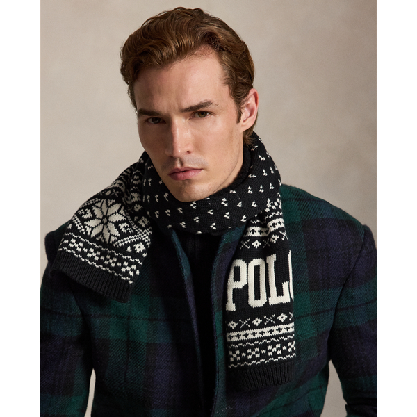 Fair Isle Cotton Scarf