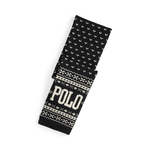 Fair Isle Cotton Scarf