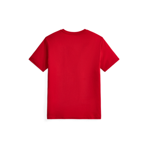Детская футболка Ralph Lauren Polo Bear Cotton Jersey Tee, цвет: Красный