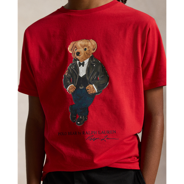 Polo Bear Cotton Jersey Tee