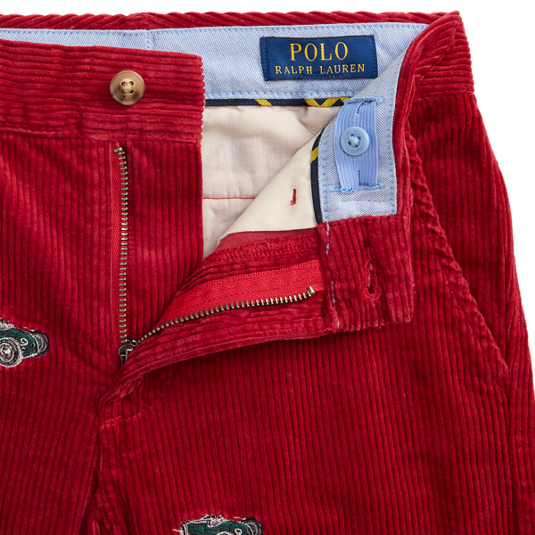 Pantalon Bedford en velours Straight Fit