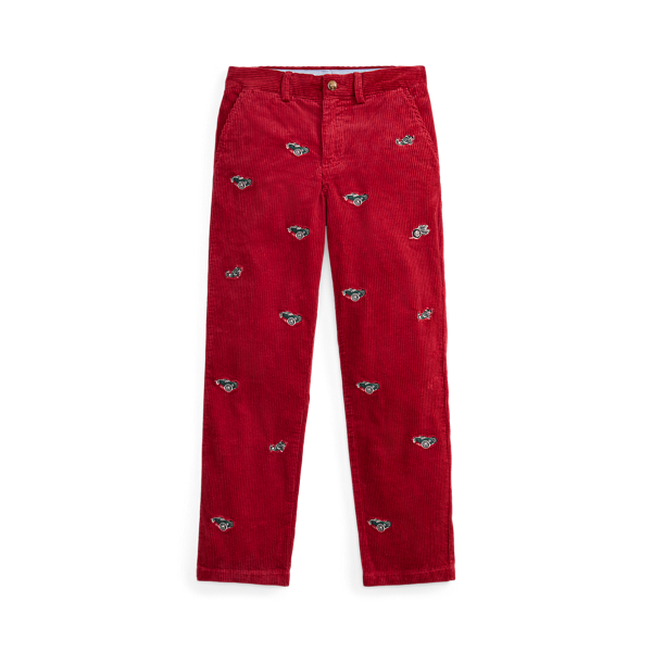 Pantalon Bedford en velours Straight Fit