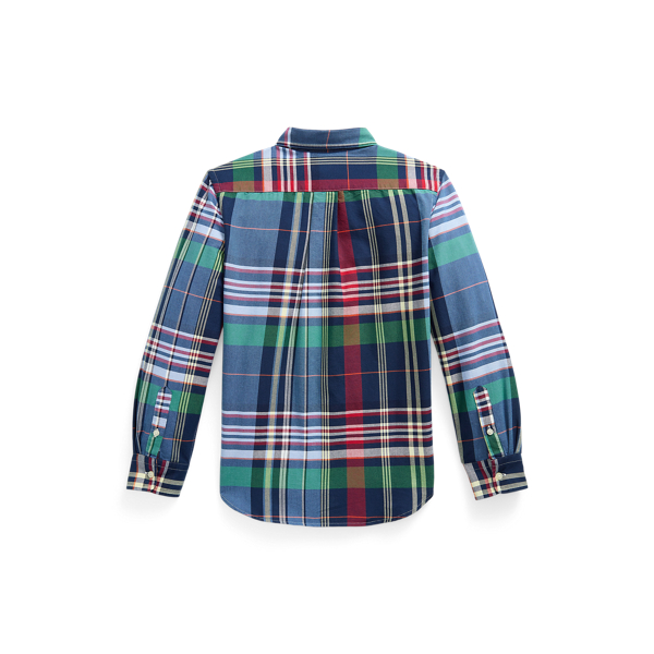 Chemise &eacute;cossaise en coton Oxford