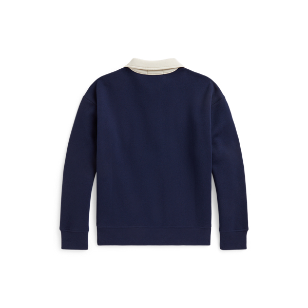 Big Fit Fleece Collared Sweatshirt