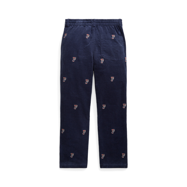 Hunter Navy P-Wing Stretch Corduroy Easy Trouser Boys 6-14 Years 2