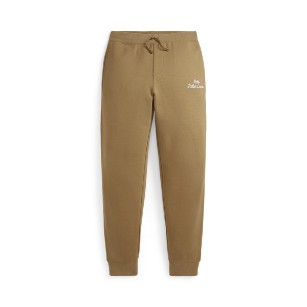 Pantalon de jogging jersey double &agrave; logo