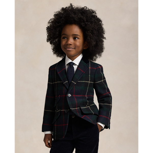 Polo Plaid Wool Sport Coat