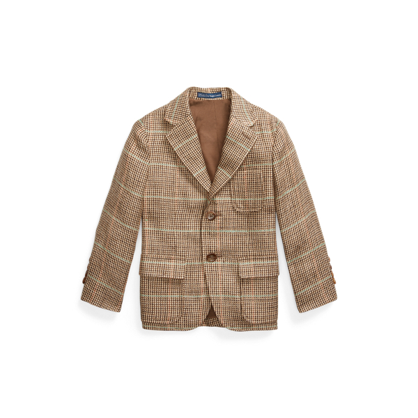 Linen-Silk Herringbone Blazer Boys 1.5-6 Years 1