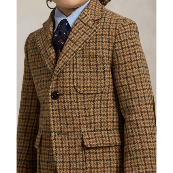 Plaid Wool Tweed Sport Coat