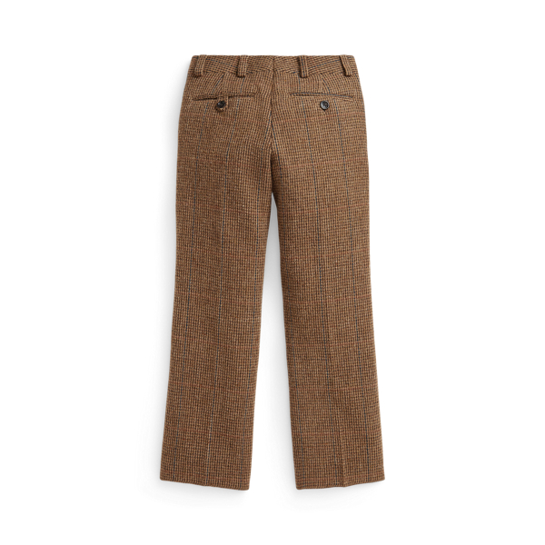 Glen Plaid Wool Tweed Trouser