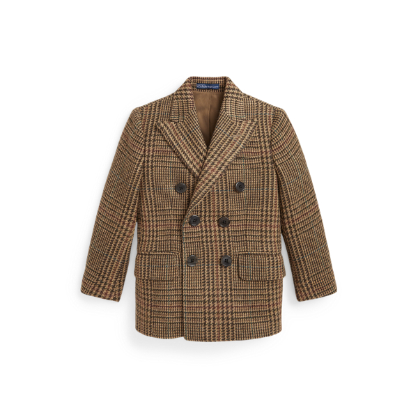 Plaid Wool Tweed Sport Coat