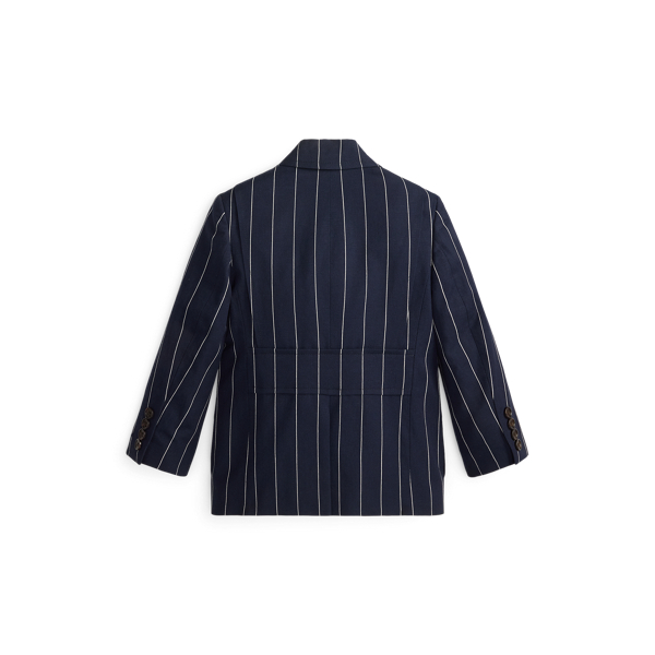 Navy Striped Twill Sport Coat Boys 2-7 2