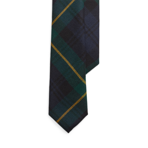 Cravate tartan en laine
