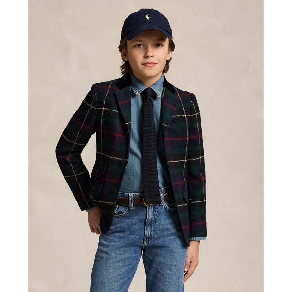 Polo Plaid Wool Sport Coat