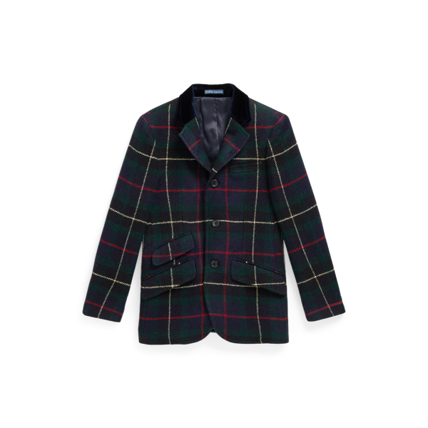 Blackwatch Red Polo Plaid Wool Sport Coat Boys 8-20 1