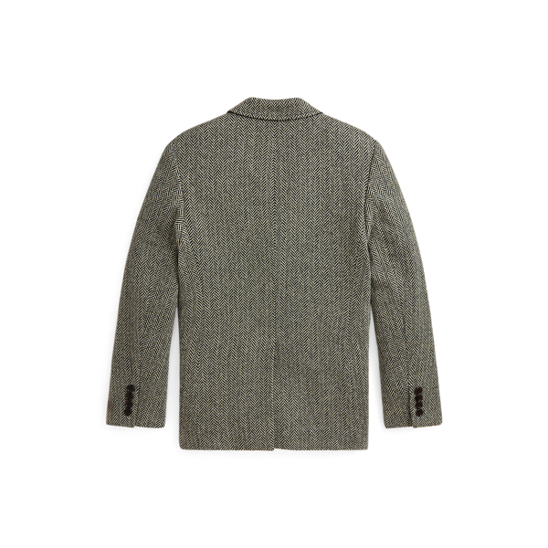 Wool Blend Herringbone Sport Coat