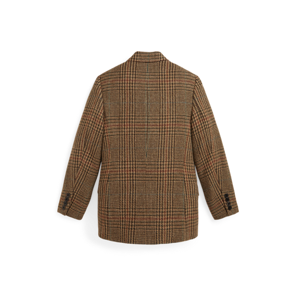 Plaid Wool Tweed Sport Coat