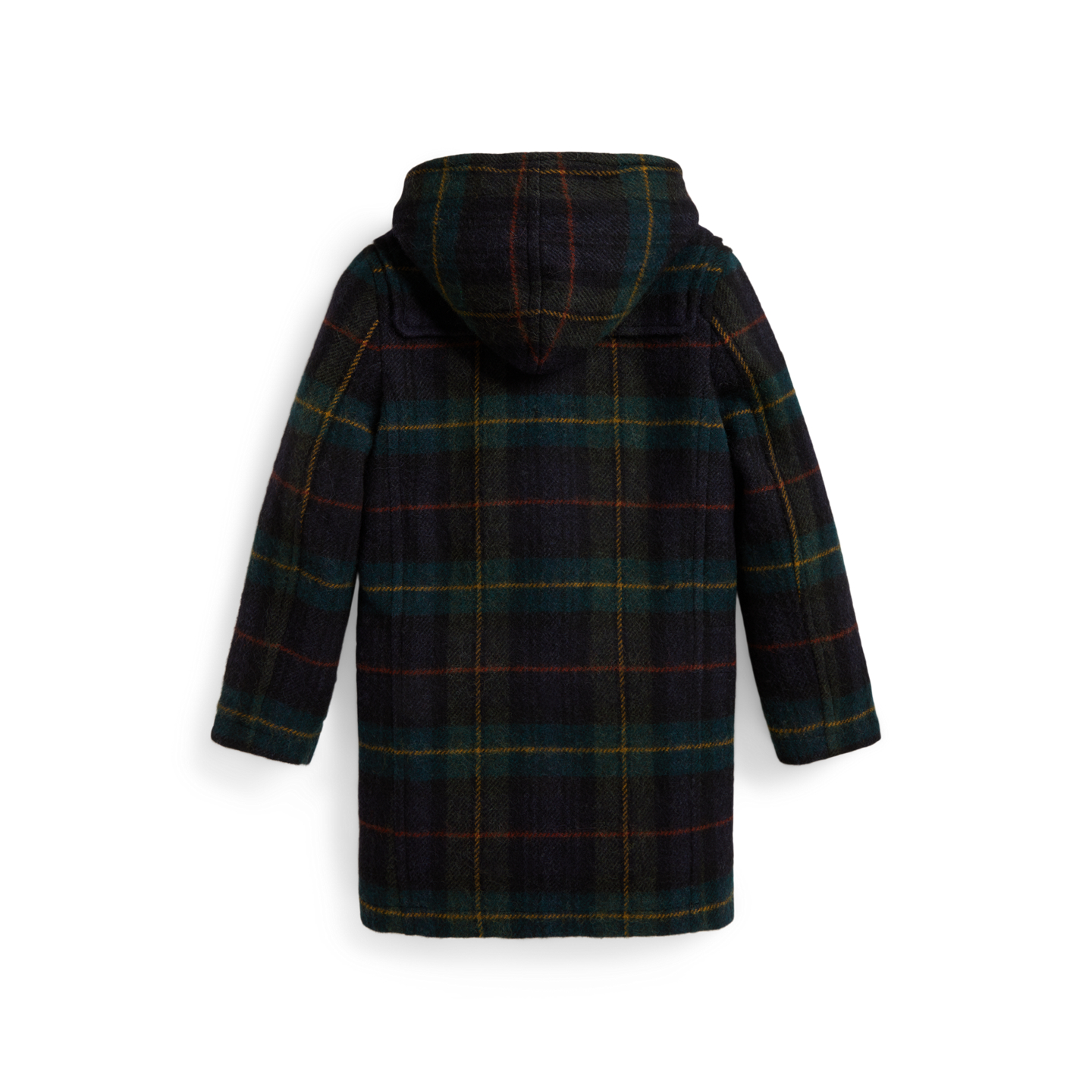 Детское пальто Ralph Lauren Plaid Wool Tweed Toggle, цвет: Состаренный — фото 1