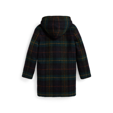 Детское пальто Ralph Lauren Plaid Wool Tweed Toggle, цвет: Состаренный