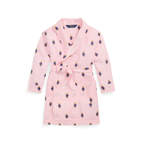 Polo Bear Twill Robe Girls 2-6x 1