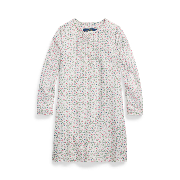 Floral Cotton Twill Nightgown